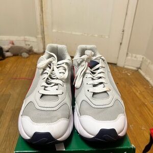 Puma Gray and White Athletic Shoes